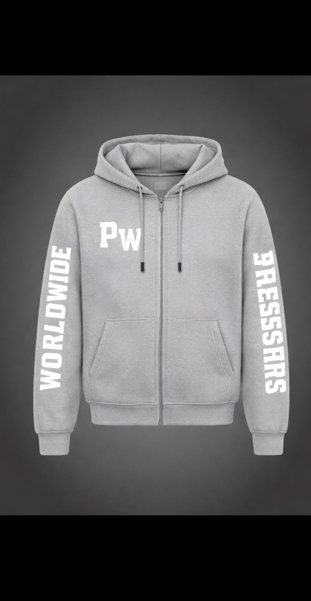 Kids Pressure Grey Zip-up